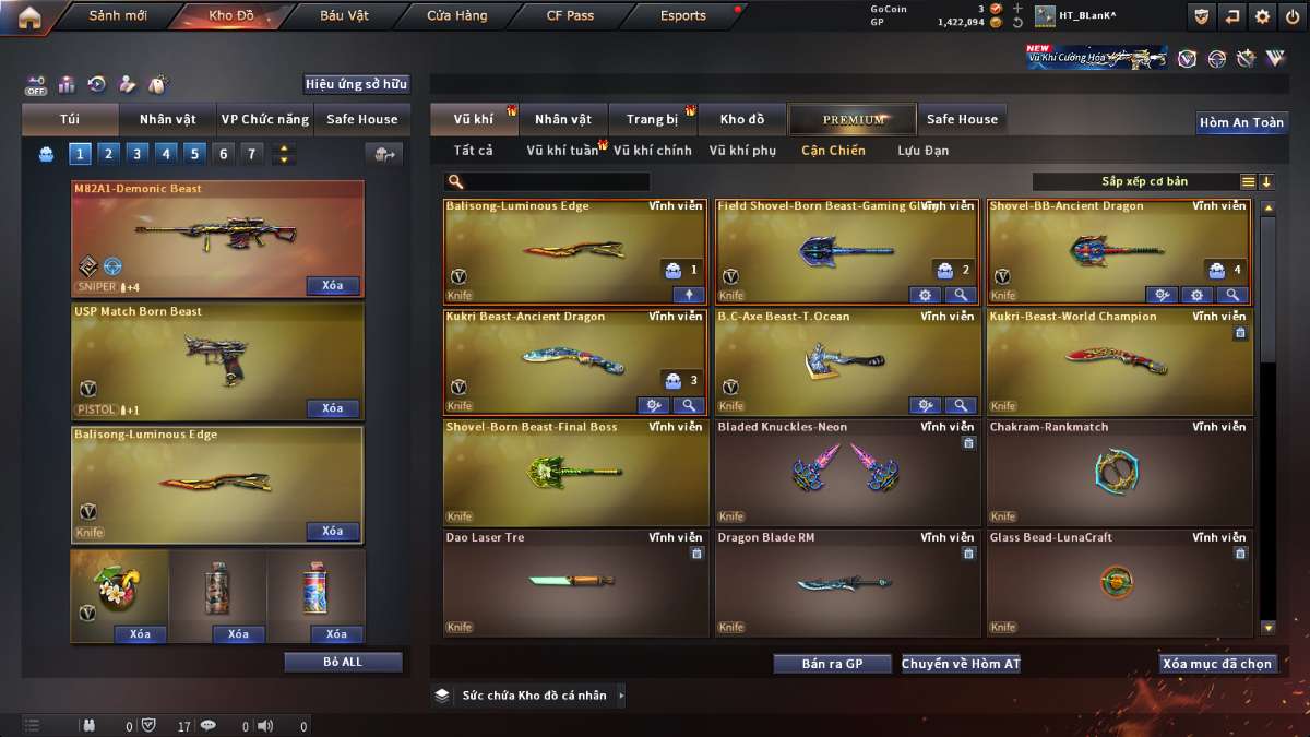shop acc cf uy tin gia re